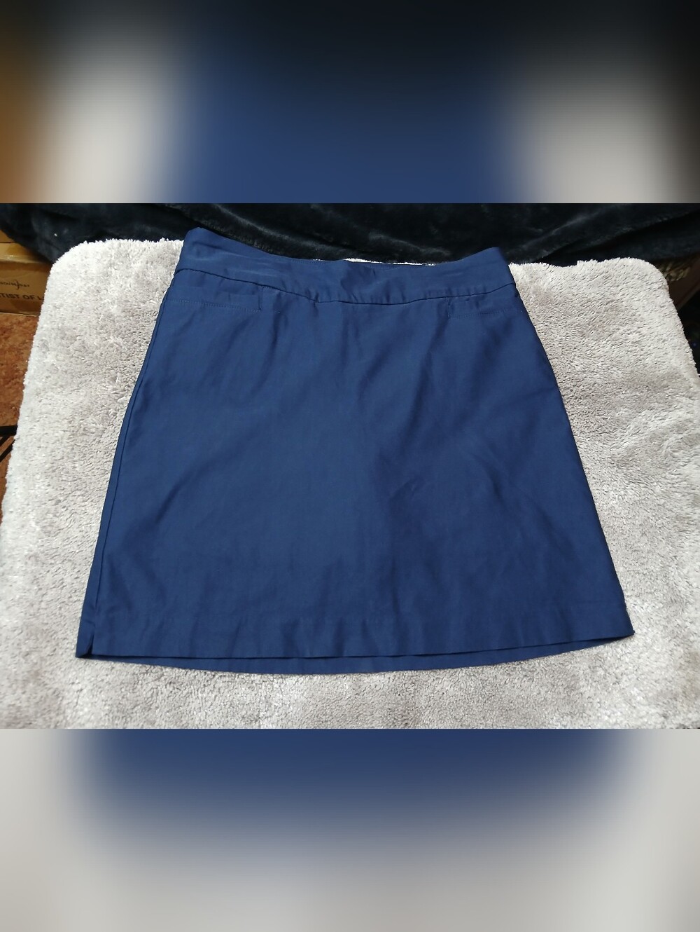 Kim Rogers Classic Navy A-Line Women's Skirt/Skorts